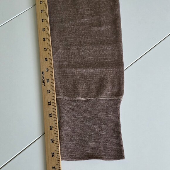 Vintage Apollo Baselayer Pants Men 32 M/L Beige Long Johns Double Knit Wool Warm - Picture 7 of 14